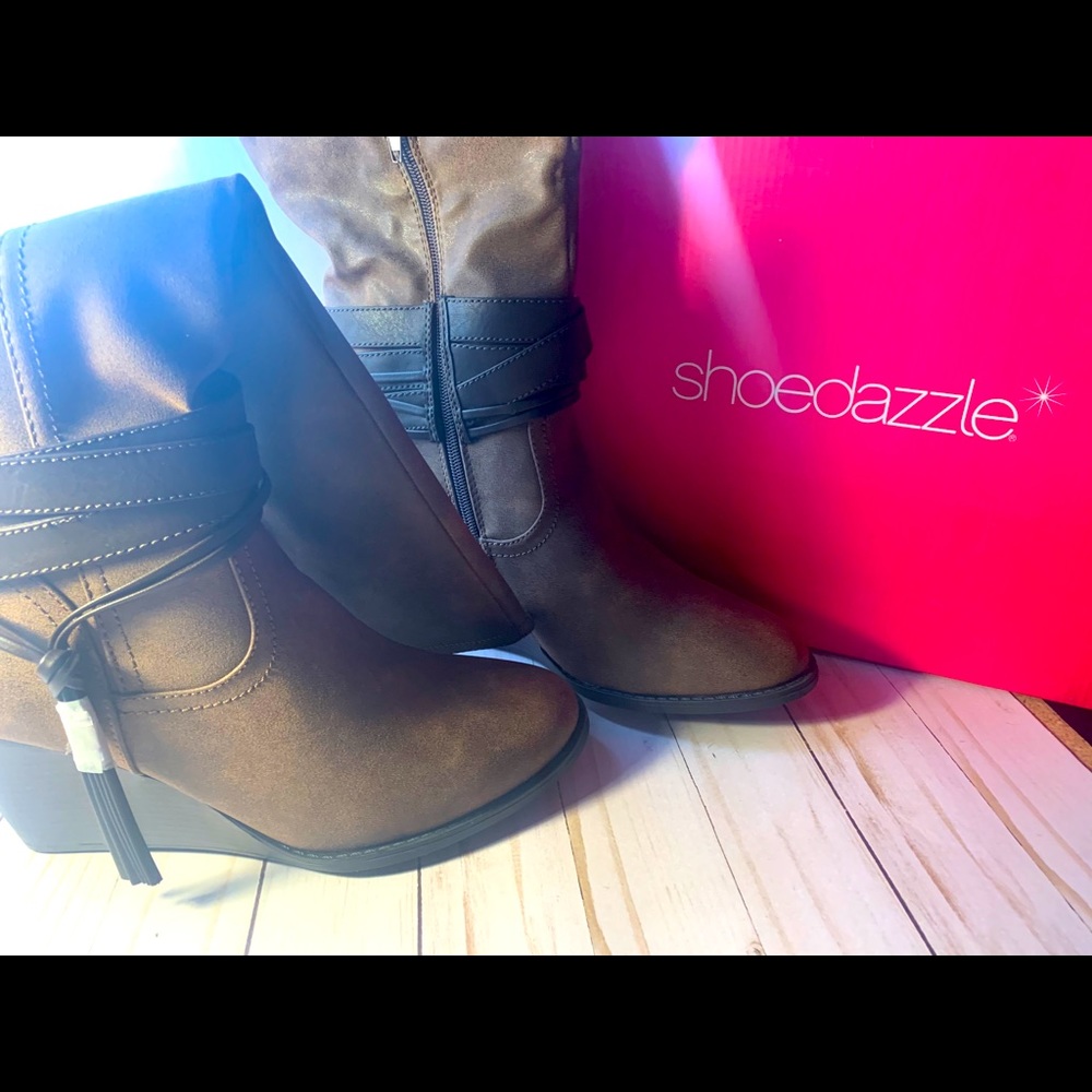 Knee High Wide Brown Boots